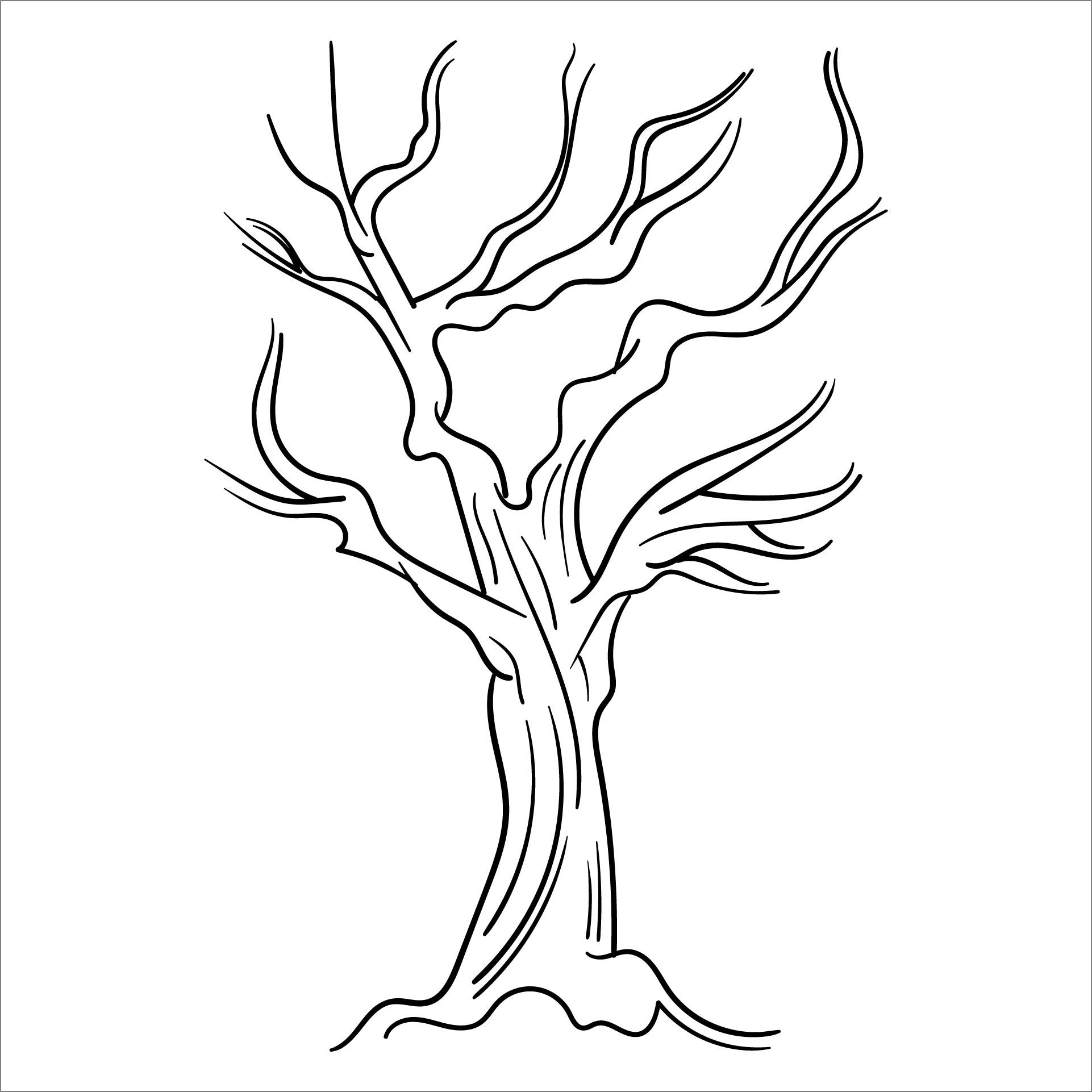 Large Printable Tree Templates Free
